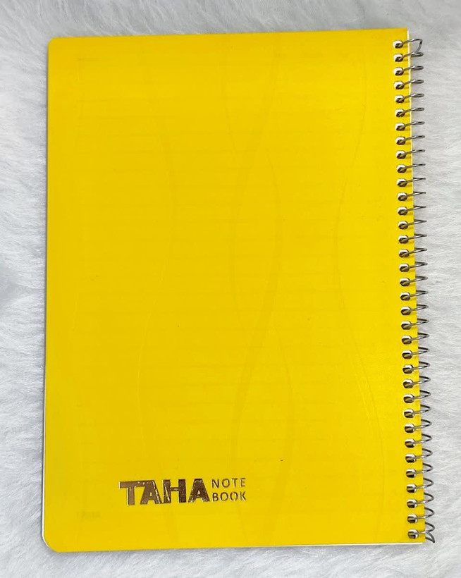 دفتر 50 برگ سیمی طلقی TAHA